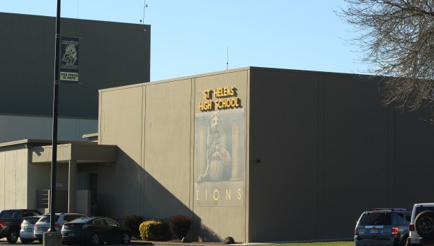 A photo of St. Helens High School.