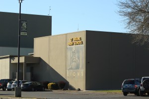 A photo of St. Helens High School.